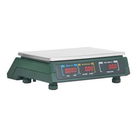Electronic Price Computing Scale, 66 LB Digital Deli Weight Scales, LED Digital Commercial Food Fruit Meat Produce Counting Weight