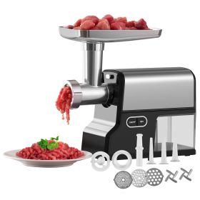 Meat Grinder, 4.2 Lbs/Min Capacity Electric Meat Grinders with Blade, Grinding Plate, Sausage Maker, Kubbe Kit